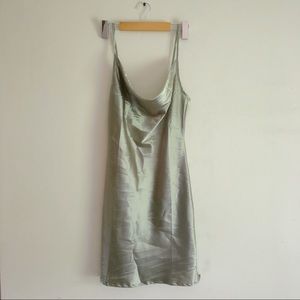 Size M, SHEIN, Satin Cowl Neck Dress